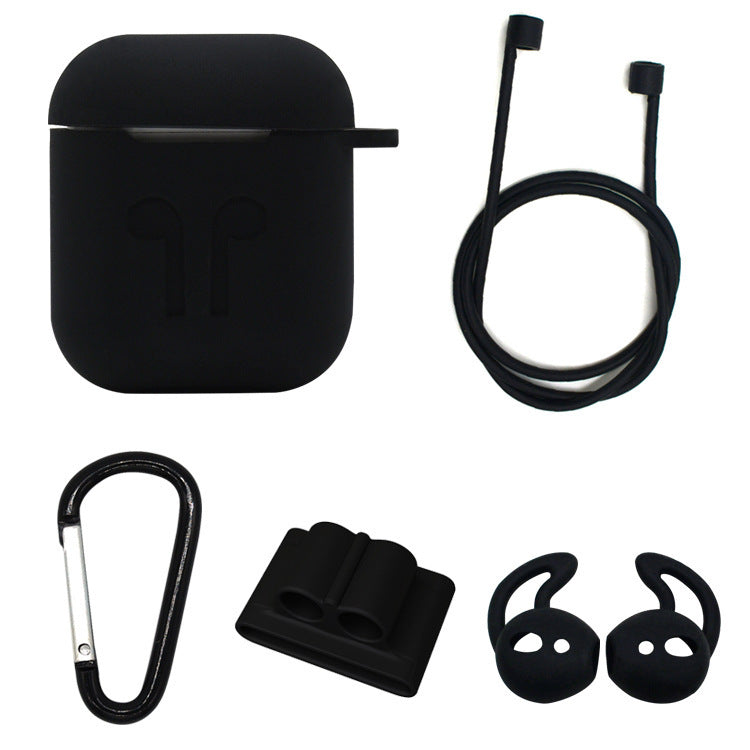 Compatible with Apple, Applicable air Pods thick Bluetooth headset charging box anti-fall silicone storage box