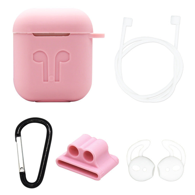 Compatible with Apple, Applicable air Pods thick Bluetooth headset charging box anti-fall silicone storage box