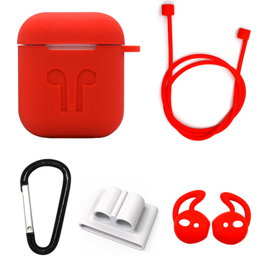 Compatible with Apple, Applicable air Pods thick Bluetooth headset charging box anti-fall silicone storage box