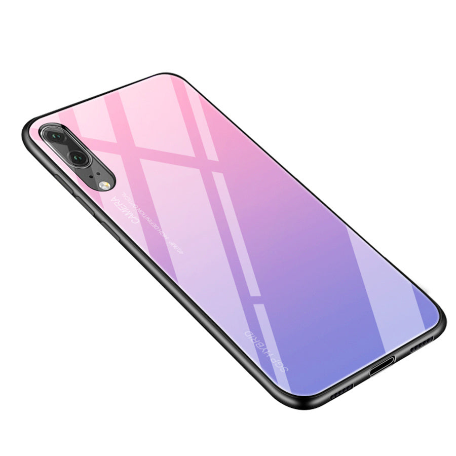 Gradient glass phone case