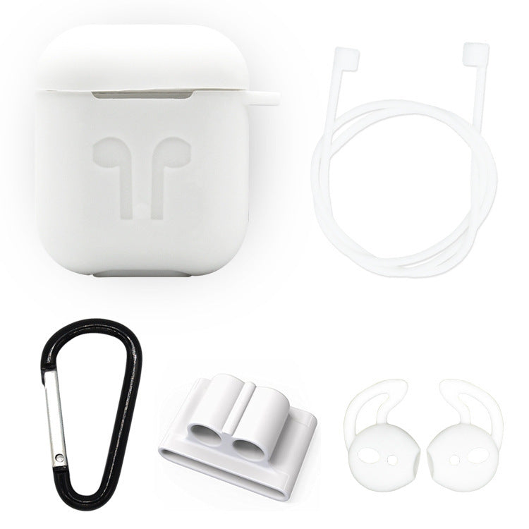 Compatible with Apple, Applicable air Pods thick Bluetooth headset charging box anti-fall silicone storage box